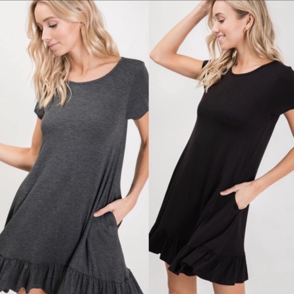 Black Dress with Pockets